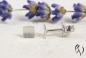 Preview: Ohrstecker Nathar, Platin 950/-, strichmatt